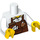 LEGO blanc Larry the Barista Minifig Torse (973 / 88585)