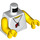 LEGO White Lifeguard Minifig Torso (973 / 76382)