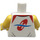 LEGO White Lifeguard Minifig Torso (973 / 76382)
