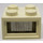 LEGO White Light Brick 2 x 2, 12V with 3 plug holes (Ribbed Transparent Diffuser Lens)