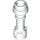 LEGO White Lightsaber Hilt - Straight (23306 / 64567)