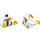 LEGO blanc Lion Princess Torse (973 / 76382)