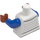 LEGO Blanco Lt. Beyta Minifigura Torso (973 / 76382)