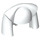 LEGO White Luminara Unduli Headdress (26557 / 52345)