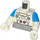 LEGO Weiß Lunar Research Astronaut - Minifig Torso (973 / 78568)