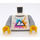 LEGO White Male with Mountain Shirt Minifig Torso (973 / 76382)