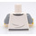 LEGO blanc Male avec Mountain Shirt Minifig Torse (973 / 76382)