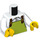 LEGO White Man with Lime Apron Minifig Torso (973 / 76382)