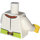 LEGO blanc Man avec Lime Apron Minifig Torse (973 / 76382)