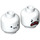 LEGO White Marceline the Vampire Queen Head (Recessed Solid Stud) (3626 / 27104)