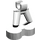 LEGO Weiß Mars Figure Bein (30530)