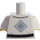 LEGO White Martial Arts Boy Minifig Torso (973)