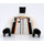 LEGO Wit McLaren Vrouwelijk Race Bestuurder Minifiguur Torso (973 / 76382)