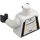 LEGO Bílá McLaren ženský Race Řidič Minifigurka Trup (973 / 76382)