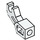 LEGO Wit Mechanisch Arm met dikke ondersteuning (49753 / 76116)