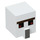 LEGO Weiß Minecraft Iron Golem Kopf (23766 / 25047)