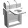 LEGO Weiß Minifig Rucksack Non-Opening (2524)