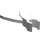 LEGO blanc Minifig Feathered Plume avec Agrafe (471 / 30127)