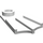 LEGO Weiß Minifig Flipper  (10190 / 29161)