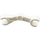 LEGO White Minifig Mechanical Bent Arm (30377 / 49754)