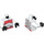 LEGO blanc Minifig Torse (973 / 76382)