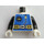 LEGO Weiß Minifig Torso Aquanaut mit weighbelts (973)