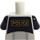 LEGO White Minifig Torso with Black Futuron Decoration and &#039;Police&#039; on Back (973)