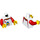 LEGO Wit Minifig Torso met Ruimte logo (973 / 76382)