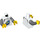 LEGO Weiß Minifig Torso mit Raum ship (973 / 76382)