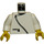 LEGO White Minifig Torso with Zippered Jacket (973)