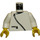 LEGO blanc Minifig Torse avec Zippered Jacket (973)