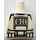 LEGO White Minifig Torso without Arms with Decoration (973)