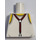 LEGO White Minifig Torso without Arms with Mac McCloud Tank Top (973)