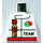 LEGO White Minifig Torso without Arms with Octan Race Team (973)