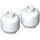 LEGO Weiß Minifigure Kopf (Einbau-Vollbolzen) (3274 / 3626)