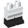 LEGO blanc Minifigure Hanches et jambes avec Noir Boots (21019 / 77601)