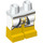 LEGO Weiß Minifigure Hüften und Beine mit Gold Trimmed Pharaoh&#039;s Tunic (3815 / 91629)