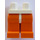 LEGO White Minifigure Hips with Orange Legs (3815 / 73200)