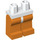 LEGO blanc Minifigure Les hanches avec Orange Jambes (3815 / 73200)
