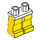LEGO Weiß Minifigure Hüften mit Gelb Beine (73200 / 88584)