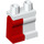 LEGO Weiß Minifigure Beine mit Weiß Links Bein und rot Recht Bein (3815 / 73200)