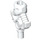 LEGO White Minifigure Skull Axle Holder (23985)