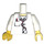 LEGO Weiß Minifigure Torso Buttoned Shirt mit Pens und Stethoscope (76382 / 88585)