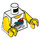 LEGO Wit Mr. Tang Minifig Torso (973 / 76382)