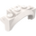 LEGO Wit Spatbord Steen 2 x 4 x 2 met Wiel Boog (35789)