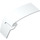 LEGO White Mudguard Panel 3 Left (61071)