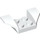 LEGO White Mudguard Plate 2 x 2 with Flared Wheel Arches (41854)
