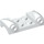 LEGO White Mudguard Plate 2 x 4 with Headlights and Curved Fenders (93590)