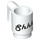 LEGO White Mug with &#039;Shhh!&#039; (3899 / 13915)