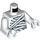 LEGO Blanco Mummy Torso con Glow en Dark (973 / 76382)